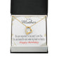 To Mom Birthday Message Beautiful Lady Mom Forever Necklace w Message Card-Express Your Love Gifts