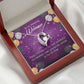 To Mom Birthday Message Best in Universe Forever Necklace w Message Card-Express Your Love Gifts