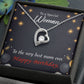To Mom Birthday Message Best Mom Ever Forever Necklace w Message Card-Express Your Love Gifts
