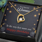 To Mom Birthday Message Best Mom Ever Forever Necklace w Message Card-Express Your Love Gifts
