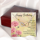 To Mom Birthday Message Birthday Woman Inseparable Necklace-Express Your Love Gifts