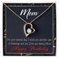 To Mom Birthday Message Blessings and Joy Forever Necklace w Message Card-Express Your Love Gifts