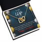 To Mom Birthday Message Every Birthday Inseparable Necklace-Express Your Love Gifts