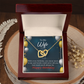 To Mom Birthday Message Every Birthday Inseparable Necklace-Express Your Love Gifts