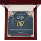 To Mom Birthday Message Everything is Wonderful Inseparable Necklace-Express Your Love Gifts