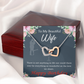 To Mom Birthday Message Everything is Wonderful Inseparable Necklace-Express Your Love Gifts