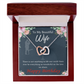 To Mom Birthday Message Everything is Wonderful Inseparable Necklace-Express Your Love Gifts