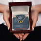 To Mom Birthday Message Everything is Wonderful Inseparable Necklace-Express Your Love Gifts