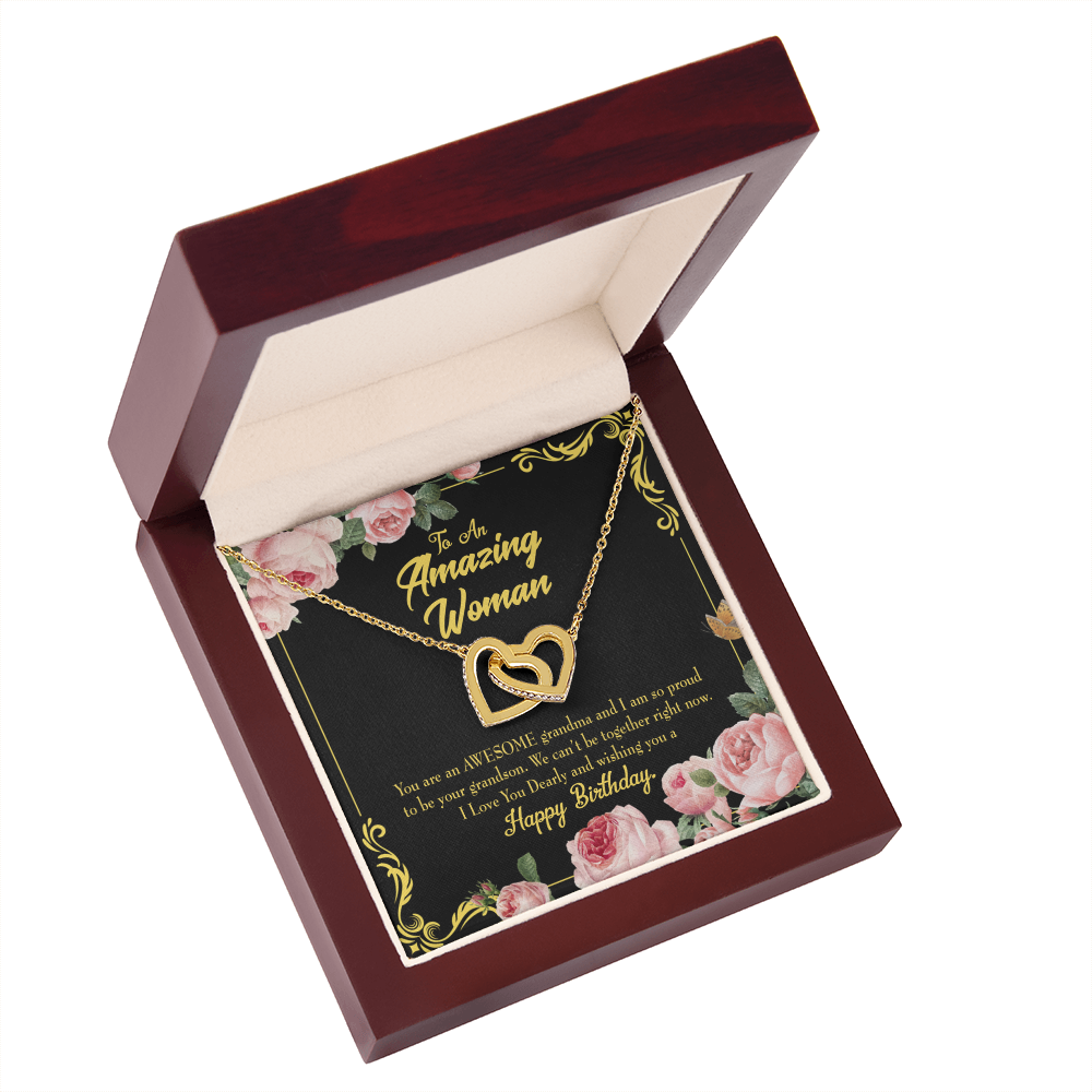 To Mom Birthday Message Happy Birthday Mom From Daughter Inseparable Necklace-Express Your Love Gifts