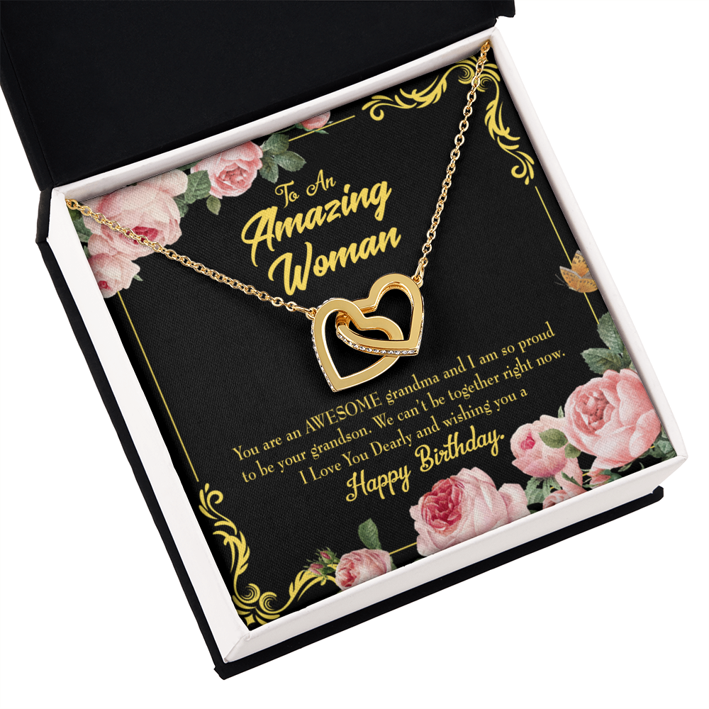 To Mom Birthday Message Happy Birthday Mom From Daughter Inseparable Necklace-Express Your Love Gifts