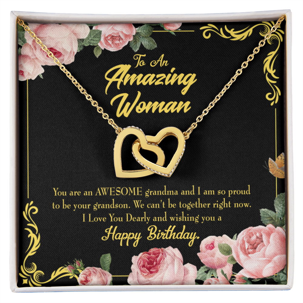 To Mom Birthday Message Happy Birthday Mom From Daughter Inseparable Necklace-Express Your Love Gifts