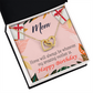 To Mom Birthday Message Home is Mom Inseparable Necklace-Express Your Love Gifts