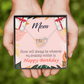 To Mom Birthday Message Home is Mom Inseparable Necklace-Express Your Love Gifts