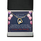 To Mom Birthday Message Mom and Best Friend Forever Necklace w Message Card-Express Your Love Gifts