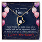To Mom Birthday Message Mom and Best Friend Forever Necklace w Message Card-Express Your Love Gifts