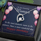 To Mom Birthday Message Most Fantastic Mom Forever Necklace w Message Card-Express Your Love Gifts
