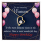 To Mom Birthday Message Most Fantastic Mom Forever Necklace w Message Card-Express Your Love Gifts