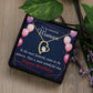 To Mom Birthday Message Most Fantastic Mom Forever Necklace w Message Card-Express Your Love Gifts