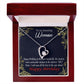 To Mom Birthday Message Spectacular Woman Forever Necklace w Message Card-Express Your Love Gifts