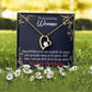 To Mom Birthday Message Spectacular Woman Forever Necklace w Message Card-Express Your Love Gifts