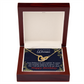 To Mom Birthday Message Spectacular Woman Inseparable Necklace-Express Your Love Gifts