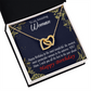 To Mom Birthday Message Spectacular Woman Inseparable Necklace-Express Your Love Gifts