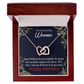 To Mom Birthday Message Spectacular Woman Inseparable Necklace-Express Your Love Gifts
