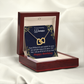 To Mom Birthday Message Spectacular Woman Inseparable Necklace-Express Your Love Gifts