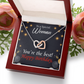 To Mom Birthday Message The Best Mom Inseparable Necklace-Express Your Love Gifts