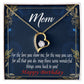 To Mom Birthday Message Wonderful Things Forever Necklace w Message Card-Express Your Love Gifts