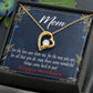 To Mom Birthday Message Wonderful Things Forever Necklace w Message Card-Express Your Love Gifts
