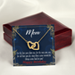 To Mom Birthday Message Wonderful Things Inseparable Necklace-Express Your Love Gifts
