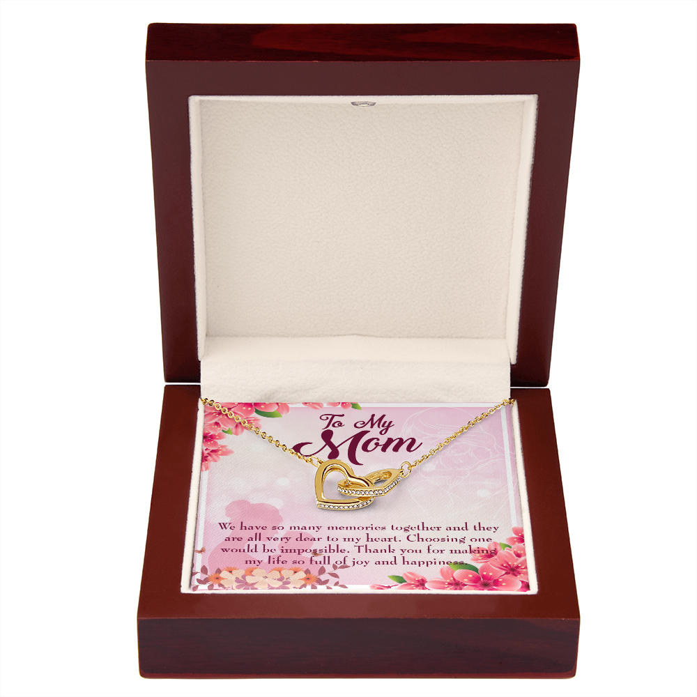 To Mom Choosing One Inseparable Necklace-Express Your Love Gifts