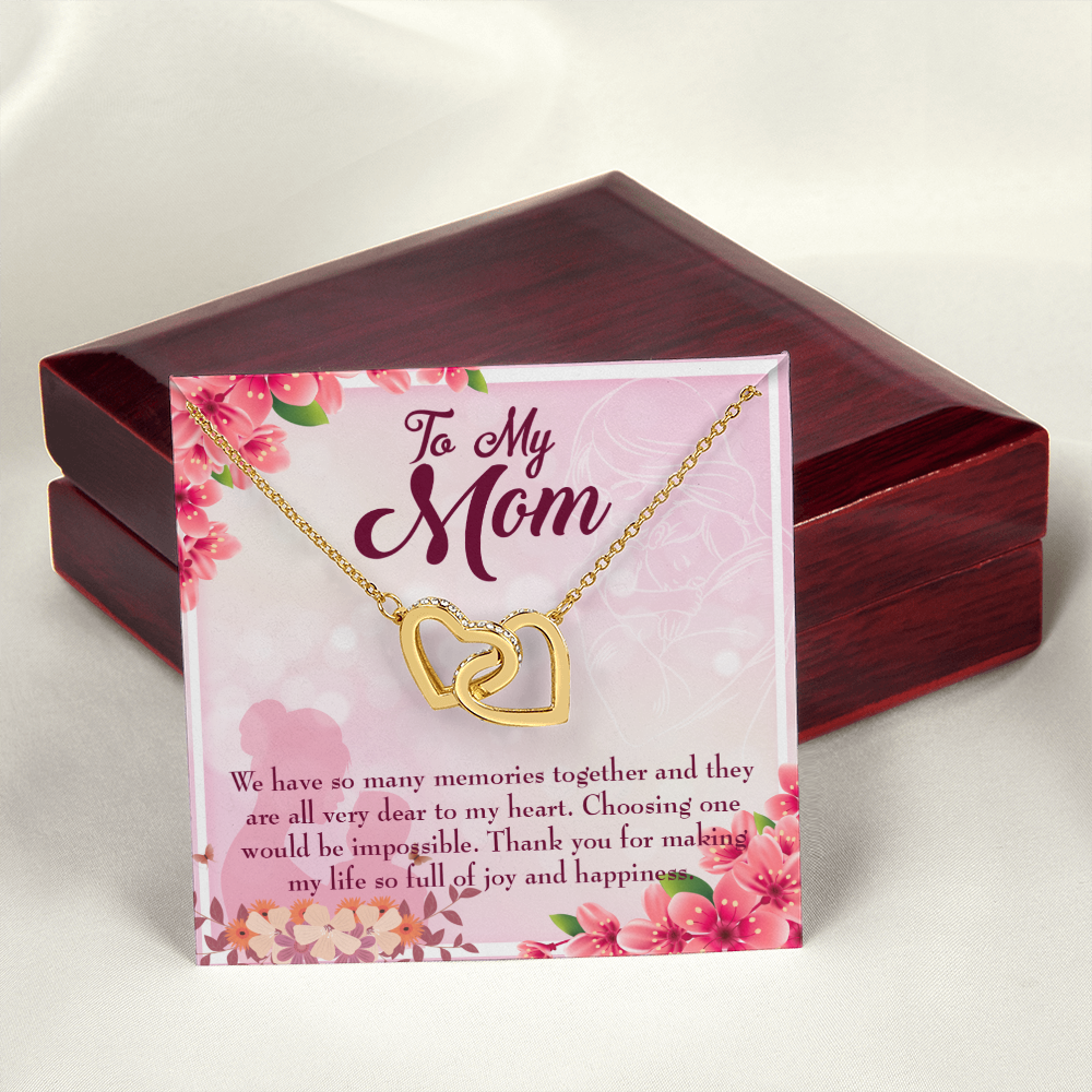 To Mom Choosing One Inseparable Necklace-Express Your Love Gifts