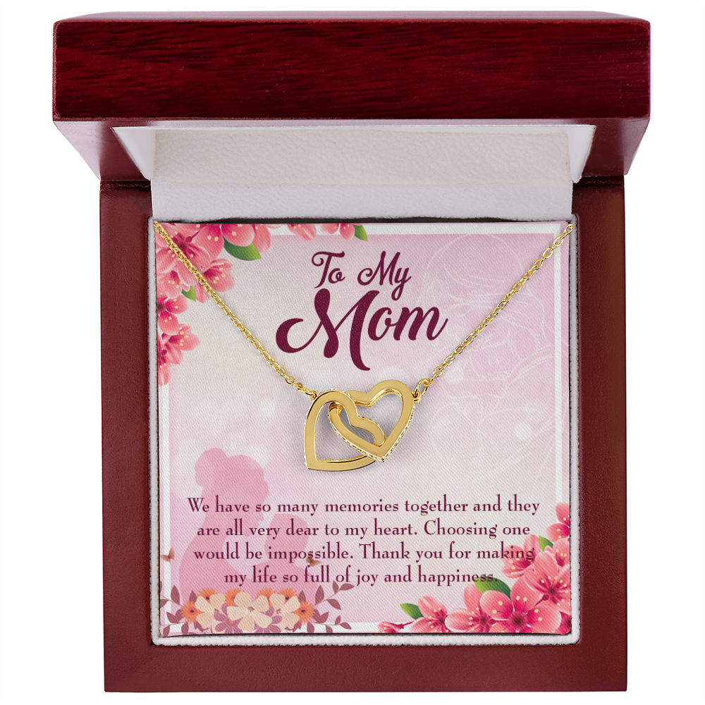 To Mom Choosing One Inseparable Necklace-Express Your Love Gifts