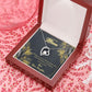 To Mom Daughter to Mom Forever Necklace w Message Card-Express Your Love Gifts