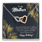 To Mom Friend and Spirit Birthday Message Inseparable Necklace-Express Your Love Gifts