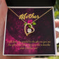 To Mom Gift of Life Forever Necklace w Message Card-Express Your Love Gifts