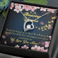 To Mom Great Mom Forever Necklace w Message Card-Express Your Love Gifts