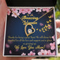 To Mom Great Mom Forever Necklace w Message Card-Express Your Love Gifts