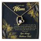 To Mom Greatest Mom Always Forever Necklace w Message Card-Express Your Love Gifts
