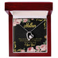 To Mom Hugs and Kisses Forever Necklace w Message Card-Express Your Love Gifts