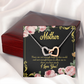 To Mom Hugs and Kisses Inseparable Necklace-Express Your Love Gifts