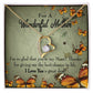 To Mom I'm So Glad Forever Necklace w Message Card-Express Your Love Gifts