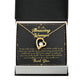 To Mom In Early Years Forever Necklace w Message Card-Express Your Love Gifts