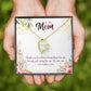 To Mom Irreplaceable Mom Forever Necklace w Message Card-Express Your Love Gifts