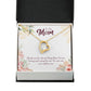 To Mom Irreplaceable Mom Forever Necklace w Message Card-Express Your Love Gifts