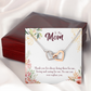 To Mom Irreplaceable Mom Inseparable Necklace-Express Your Love Gifts