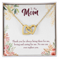 To Mom Irreplaceable Mom Inseparable Necklace-Express Your Love Gifts