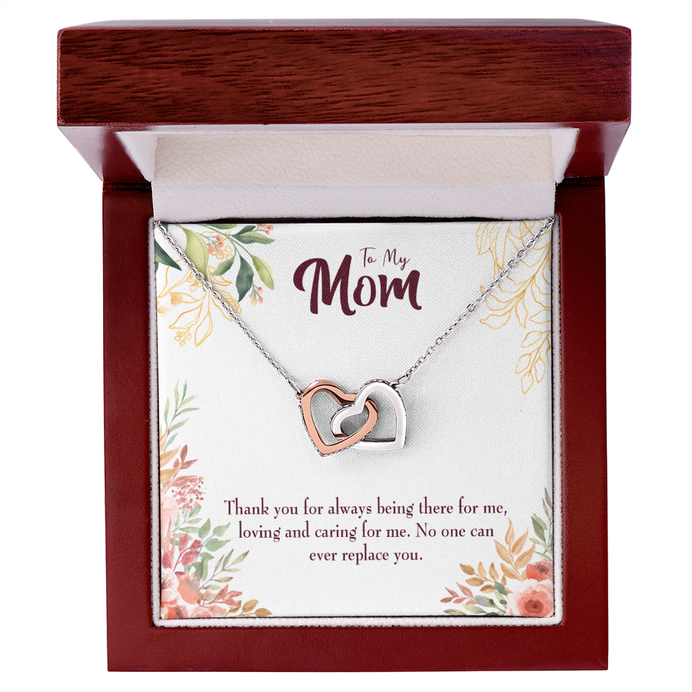 To Mom Irreplaceable Mom Inseparable Necklace-Express Your Love Gifts